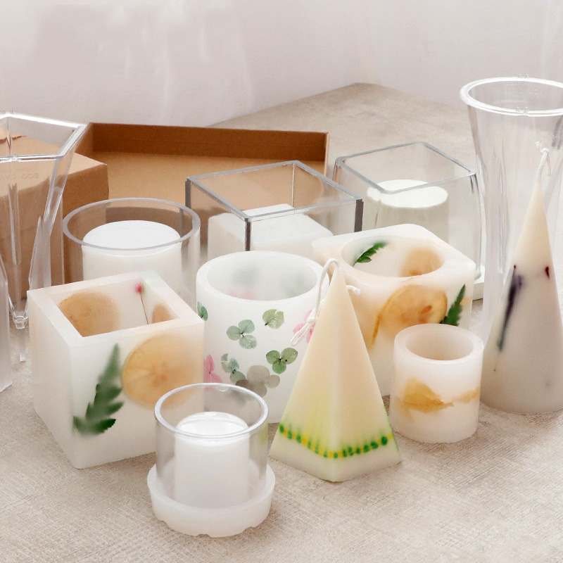 Candle Zero - Hohle Kerzenständer-Formen aus Kunststoff, Wachskerzenhalter-Formen, Teelichthalter-Formen,