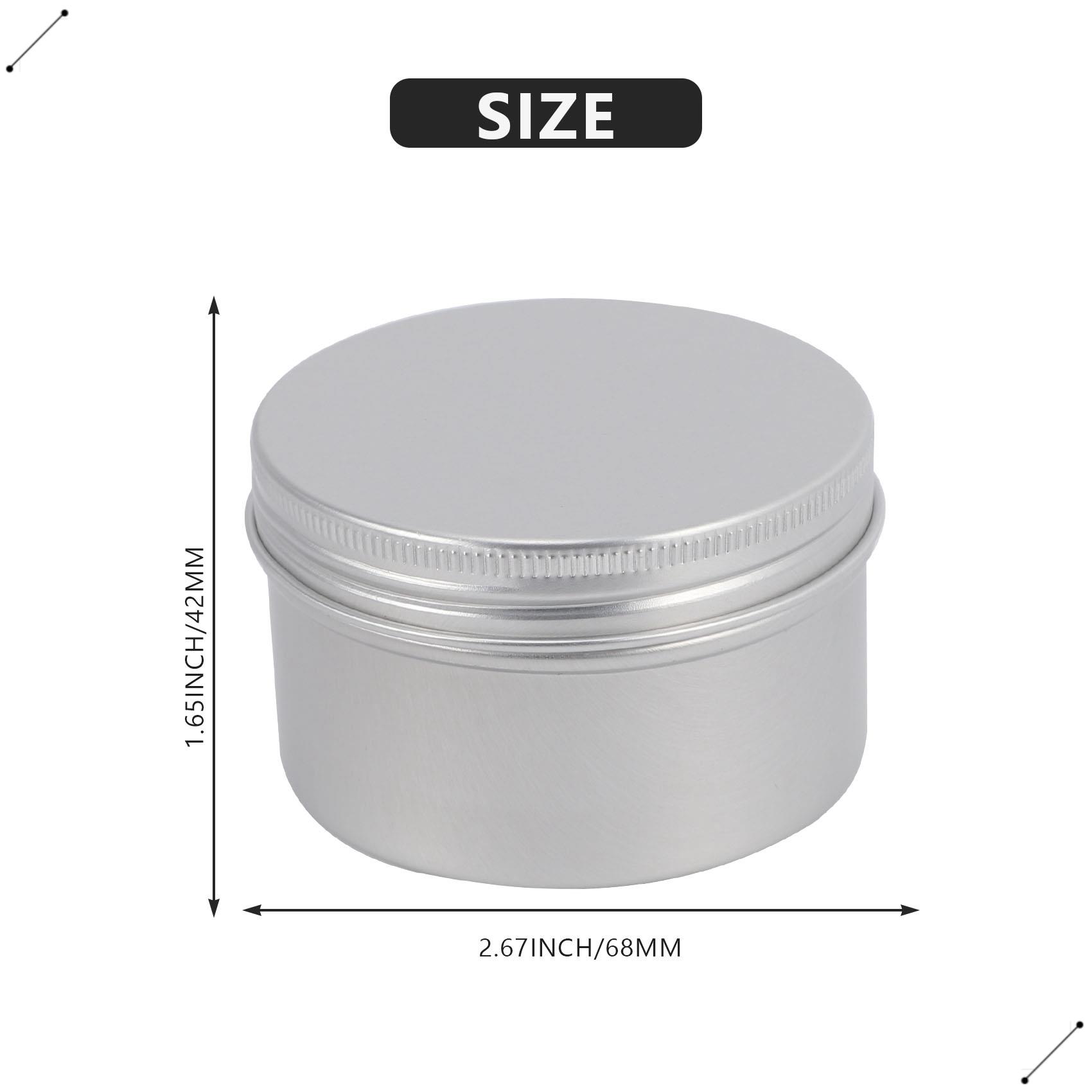 Metal Tin Lid 4Oz - 12 Stück 4 Unzen Metall-Kerzendosen für