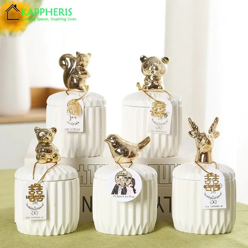 Candle Making Supplies Jars - Weiße Keramik-Kerzengläser für die Kerzenherstellung, Behälter