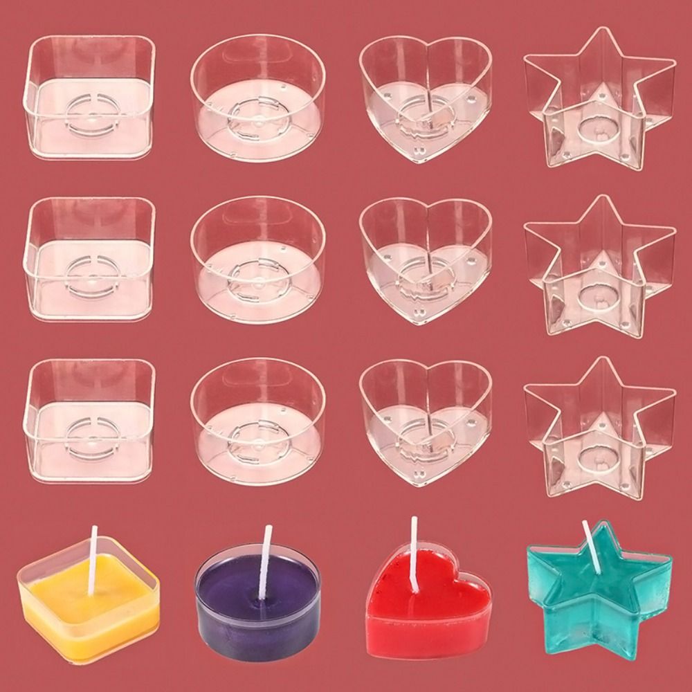 Candle Making Supplies Jars - 10 Stück DIY Kunstlicht Kerzenherstellung Zubehör