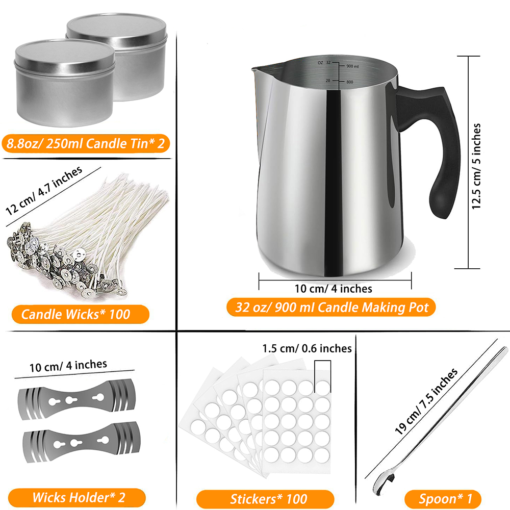Starter-Set für die Kerzenhers – Candle Making Supplies Jars Bewertung und Preis