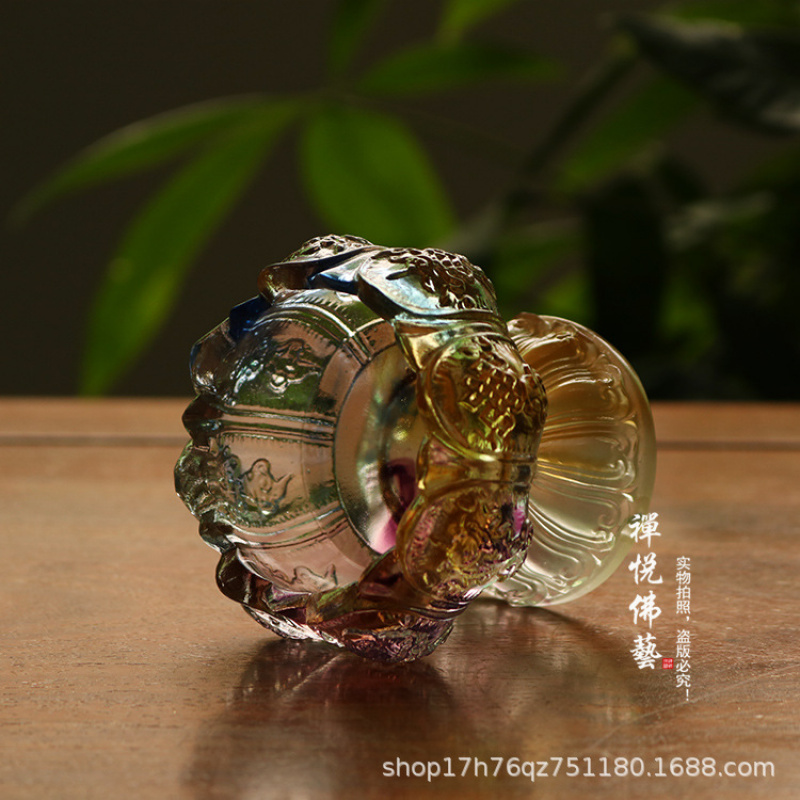 Glas-Lotus-Kerzenhalter mit Ac – Candle Glass Supplies Bewertung und Preis