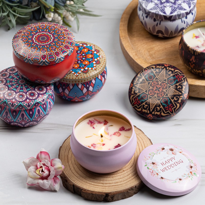 12 hochwertige, mit Blumenmust – Candle Making Supplies Jars Bewertung und Preis