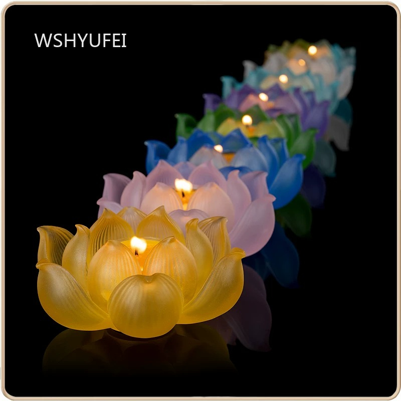 Glas-Lotus-Kerzenhalter Hausha – Candle Glass Supplies Bewertung und Preis