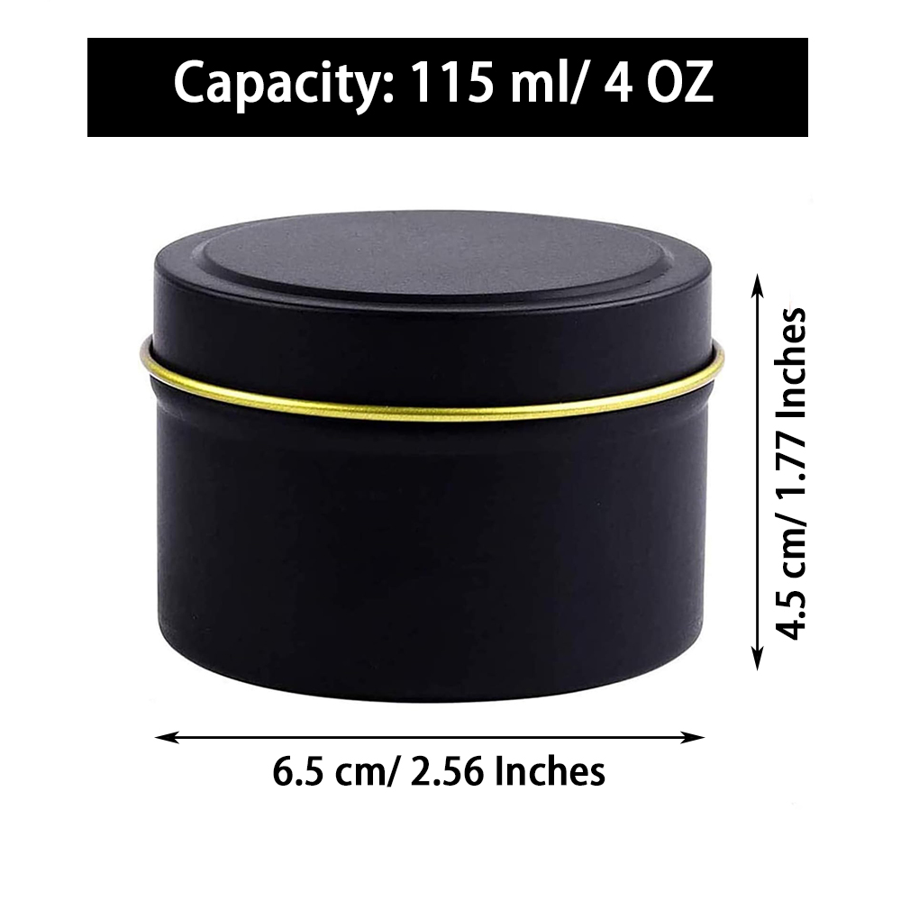 4 Unzen Kerzen dosen 24 Stück  – Metal Tin Lid 4Oz Bewertung und Preis