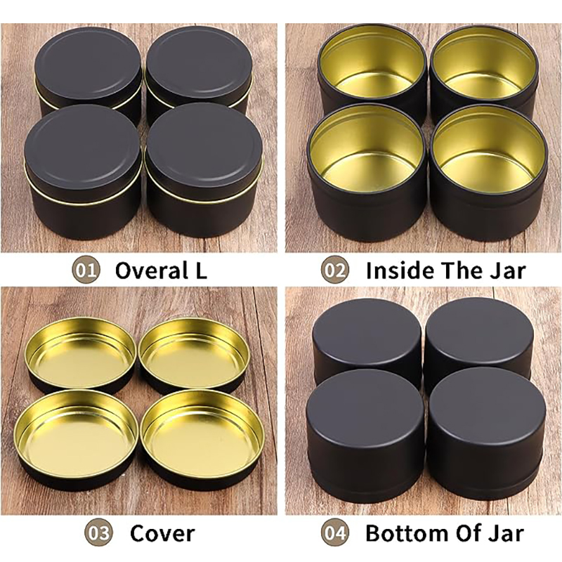4 Unzen Kerzen dosen 24 Stück  – Metal Tin Lid 4Oz Bewertung und Preis