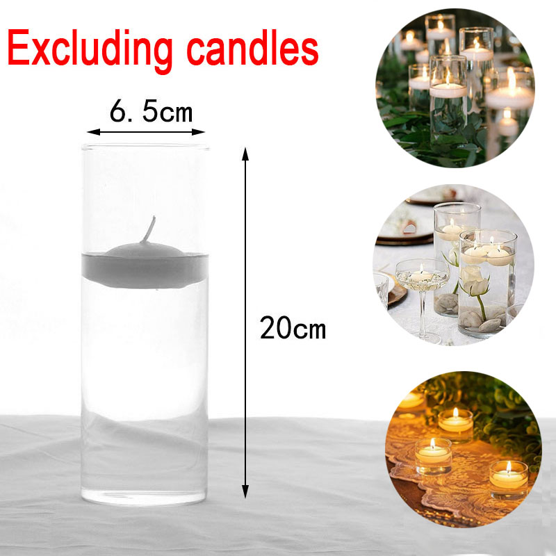1 stücke Klar Zylinder Glas Ke – Candle Glass Supplies Bewertung und Preis