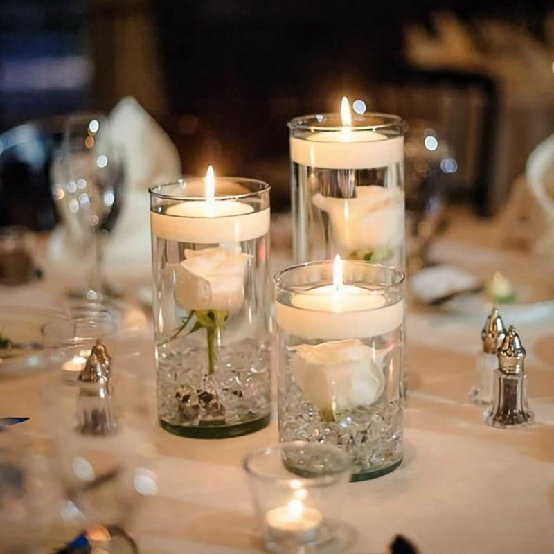 1 stücke Klar Zylinder Glas Ke – Candle Glass Supplies Bewertung und Preis