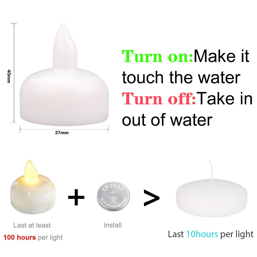 Flammenlose Schwimmkerzen, Fla – Candle Zero Bewertung und Preis