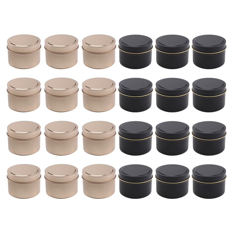 24er-Pack Kerzendosen mit Deck – Metal Tin Lid 4Oz Bewertung und Preis
