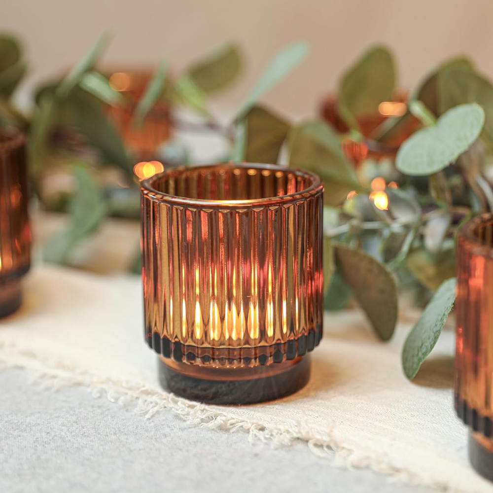 Vintage Gerippte Bernsteinfarb – Candle Zero Bewertung und Preis