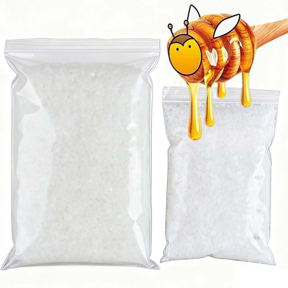 200g-1000g Weißes Bienenwachs  – Candle Supplies Tins Bewertung und Preis