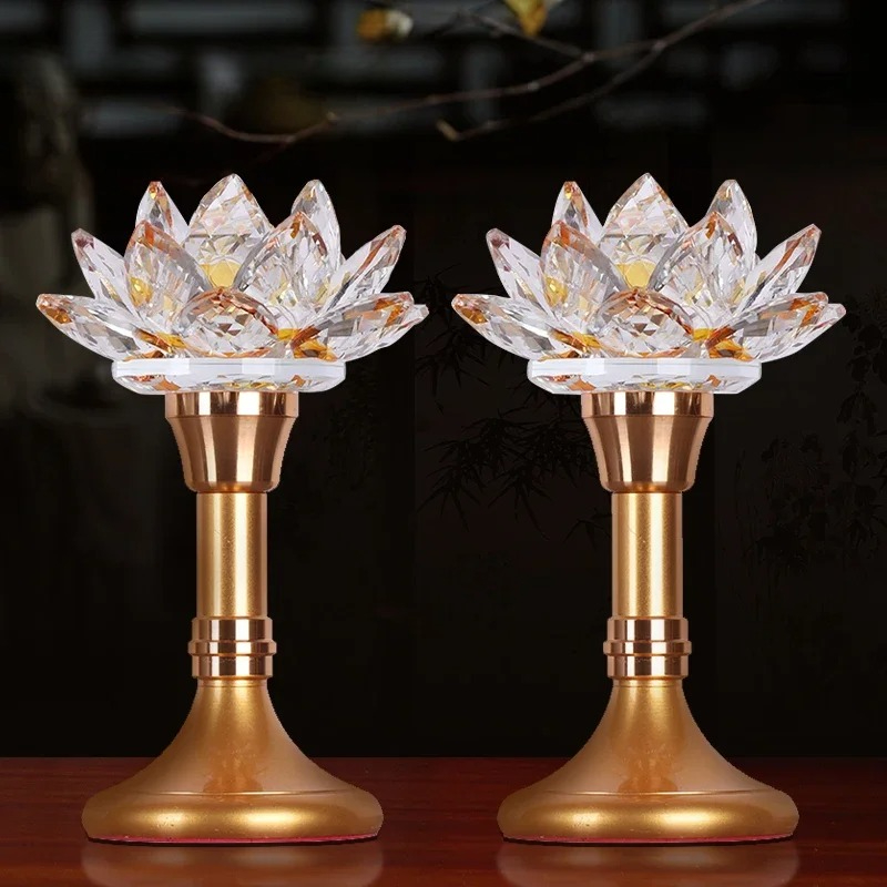 Bunter Glas-Lotus-Simulations- – Candle Supplies Europe Bewertung und Preis