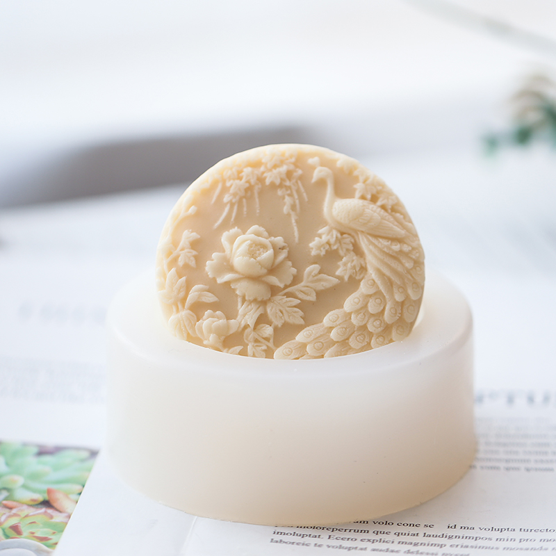 Silikon-Seifenform mit Pfauenb – Candle Supplies Tins Bewertung und Preis